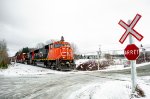 CN 5641 leads 403 at Rivière-Hâtée